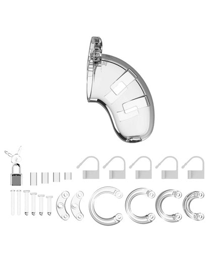 Shots Man Cage Chastity 3.5" Cock Cage Model 1