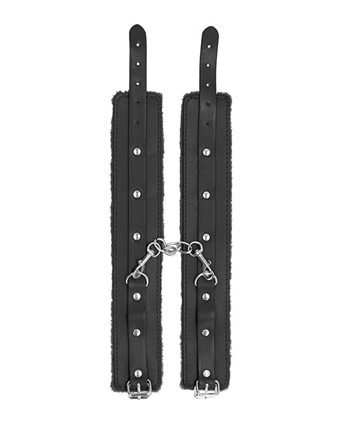 Shots Ouch Plush Leather Ankle Cuffs