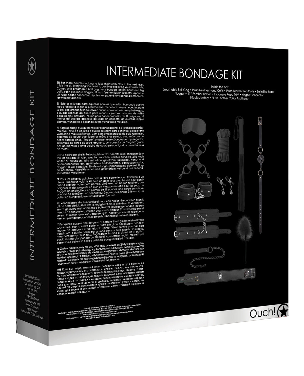 Shots Ouch Intermediate Bondage Kit