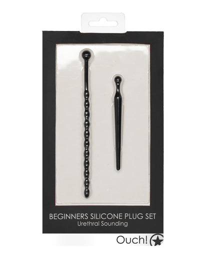 Shots Ouch Urethral Sounding Beginner's Silicone Plug Set