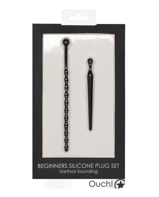 Shots Ouch Urethral Sounding Beginner's Silicone Plug Set