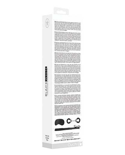 Shots Ouch Black & White Introductory Bondage Kit #1