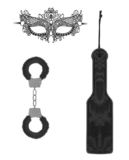 Shots Ouch Black & White Introductory Bondage Kit #3