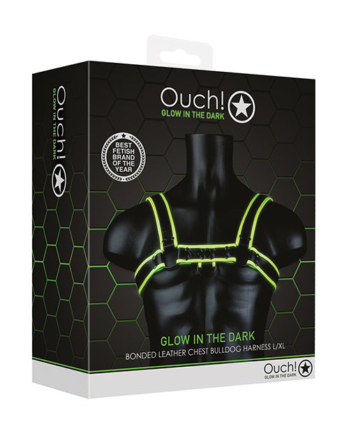 Shots Ouch Chest Bulldog Harness - L/XL
