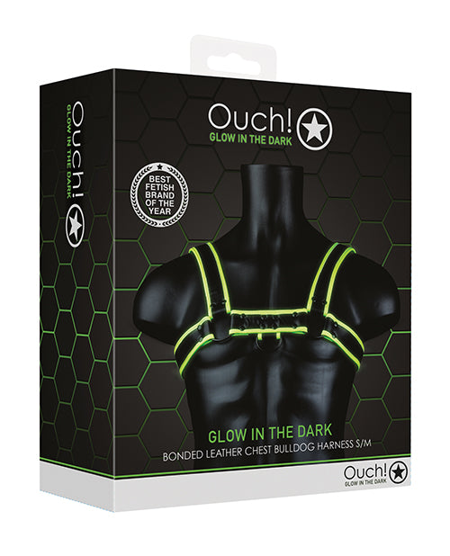 Shots Ouch Chest Bulldog Harness - S/M