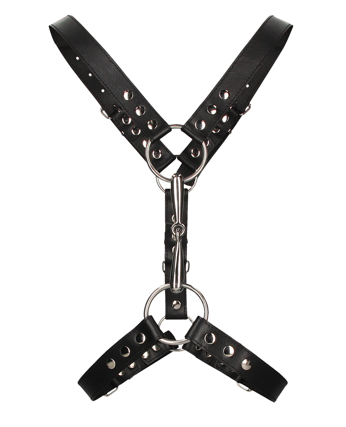 Shots Uomo Men's Harness w/Metal Bit