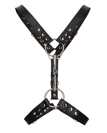 Shots Uomo Men's Harness w/Metal Bit