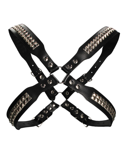 Shots Uomo Men's Pyramid Stud Body Harness