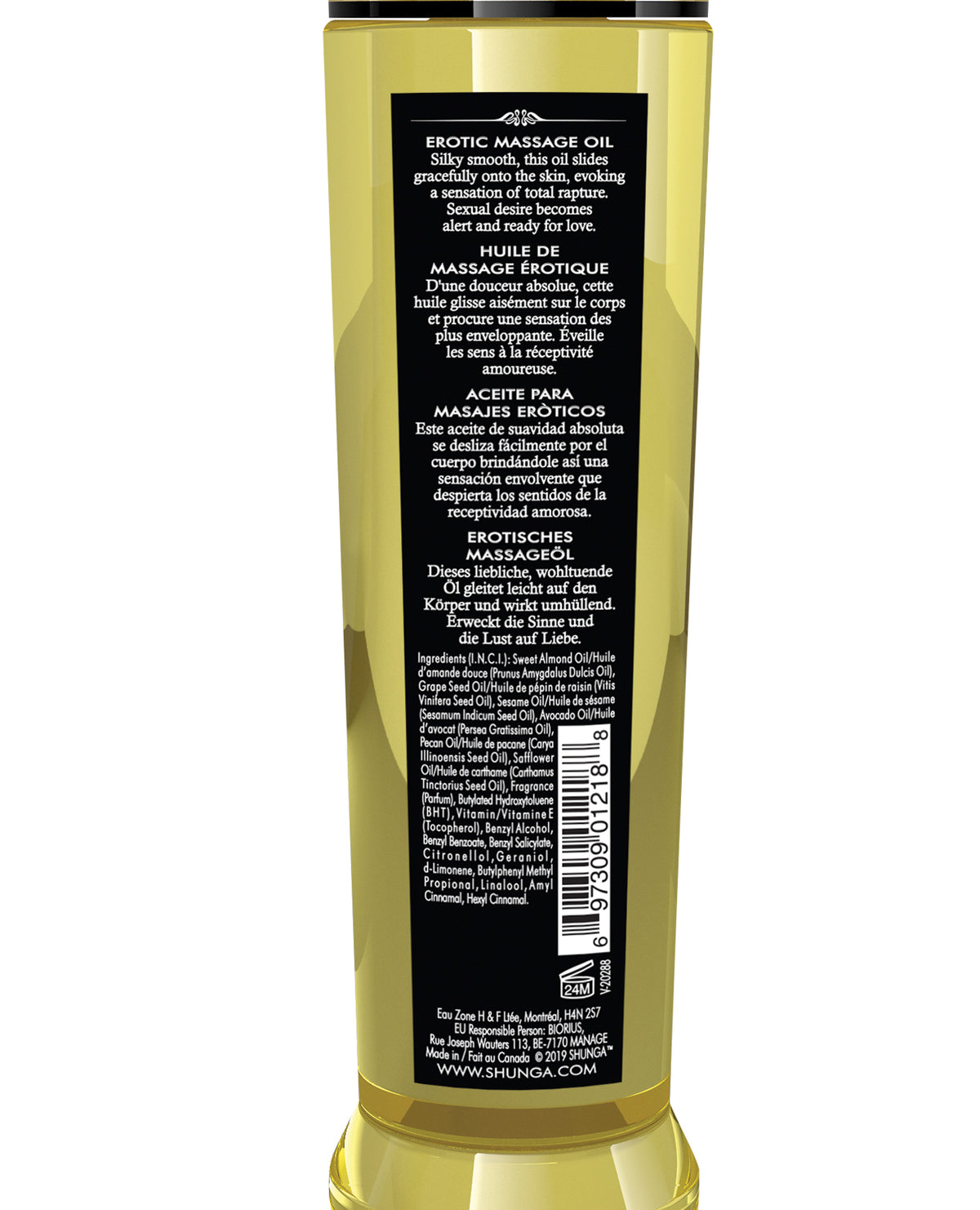 Shunga Massage Oil - 8 Oz Asian Fusion