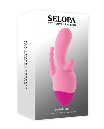 Selopa Game On Rechargeable Three Point Vibrator
