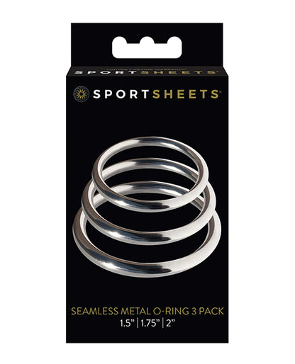 Sportsheets Metal O Ring - Pack Of 3