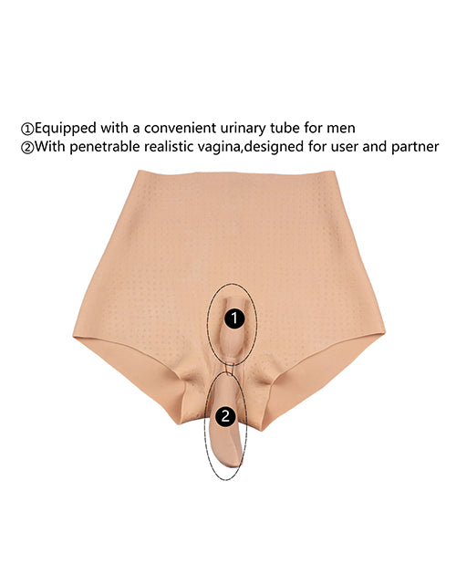 XX-DREAMSTOYS Ultra Realistic Vagina Form Medium - Ivory