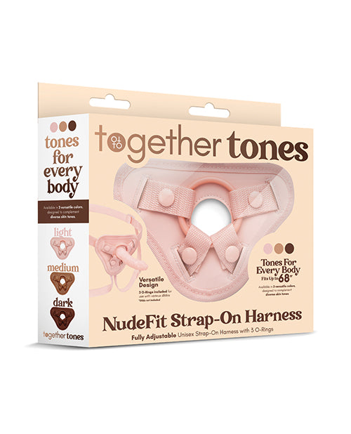 Together NudeFit Strap-On Harness - Light / One Size