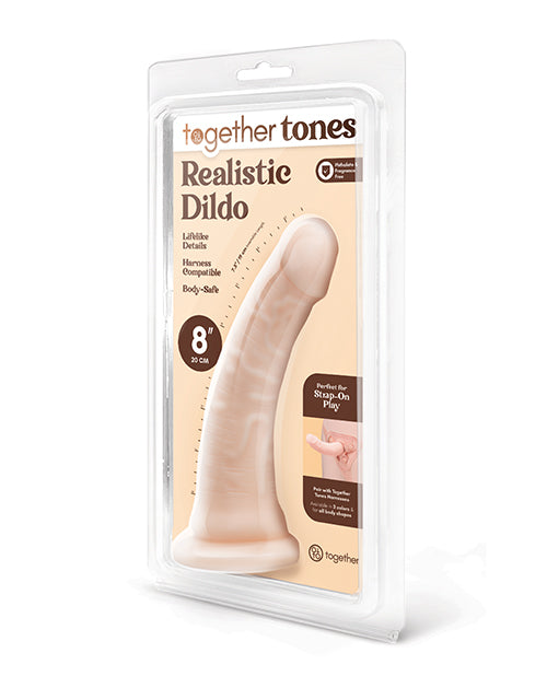 Together 8" Realistic Dildo