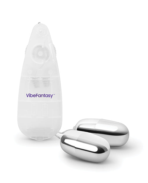 Vibe Fantasy Double Silver Bullet w/Remote Control