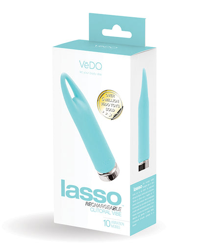 VeDO Lasso Rechargeable Bullet Vibe - Turquoise