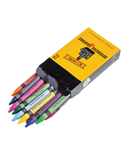 Wood Rocket Offensive-ish Crayons