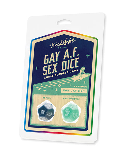 Wood Rocket Gay AF Gay Men Couples Sex Dice Game