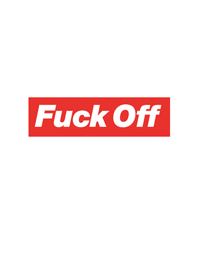 Wood Rocket Fuck Off Enamel Pin