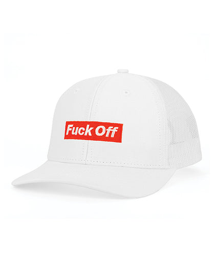 Wood Rocket Fuck Off Trucker Hat