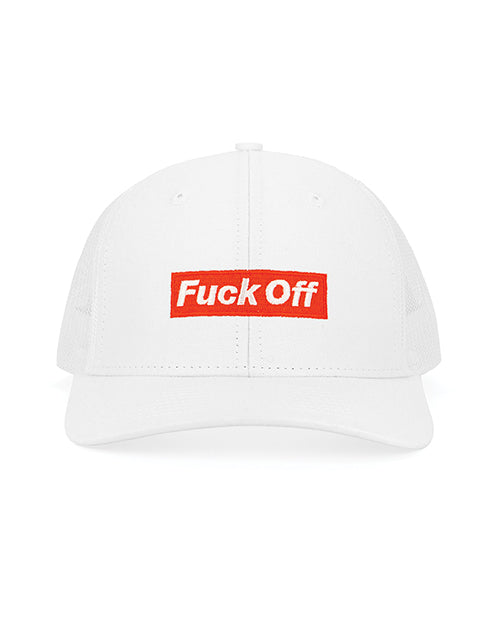 Wood Rocket Fuck Off Trucker Hat