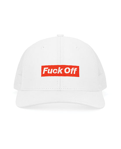 Wood Rocket Fuck Off Trucker Hat