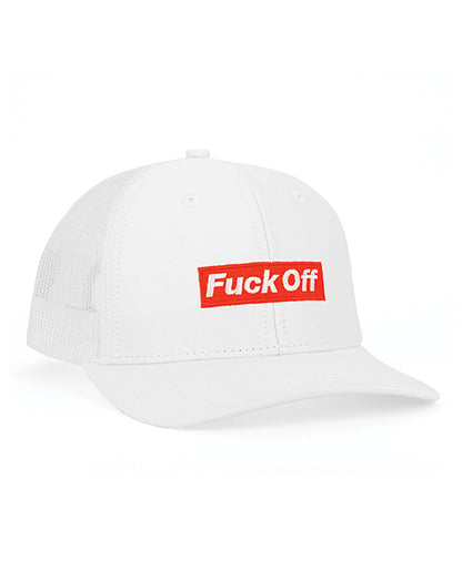 Wood Rocket Fuck Off Trucker Hat