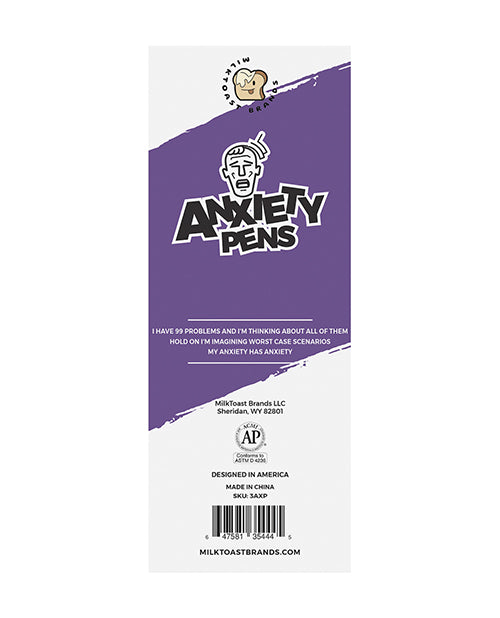 Wood Rocket Anxiety Pens 3 - Pack