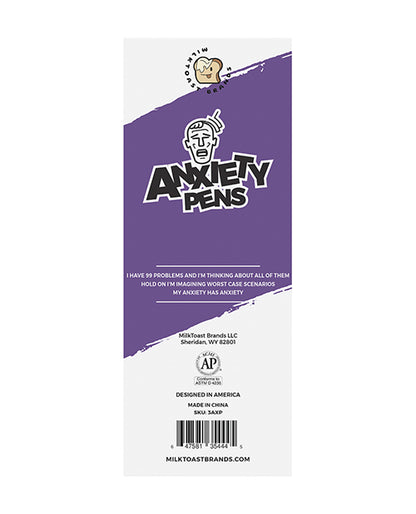 Wood Rocket Anxiety Pens 3 - Pack