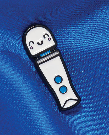 Wood Rocket Magic Wand Kawaii Micro Pin