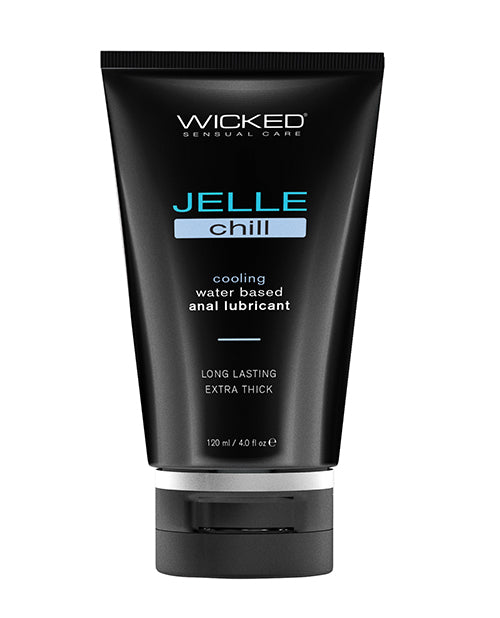 Wicked Sensual Care Jelle Cooling Water Based Anal Gel Lubricant - 4 Oz