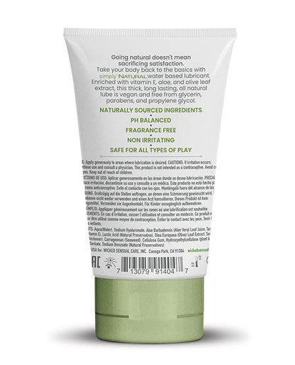 Wicked Sensual Care Simply Natural - 4 oz