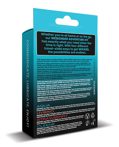 Wicked Sensual Care Weekender Kit - 1 oz Bottles