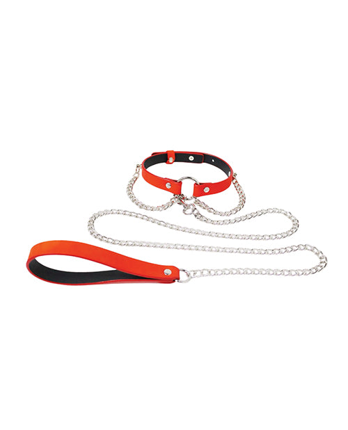 Heat Tease Collar - Blood Orange/Yellow