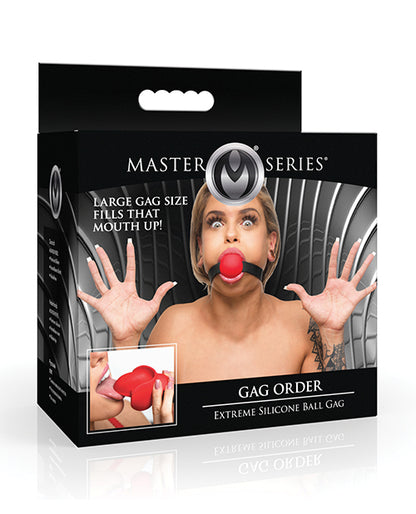 Master Series Gag Order Extreme Silicone Ball Gage
