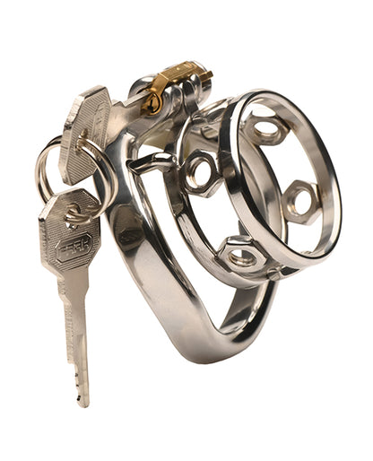 Master Series Pussy Boy Metal Chastity Cage