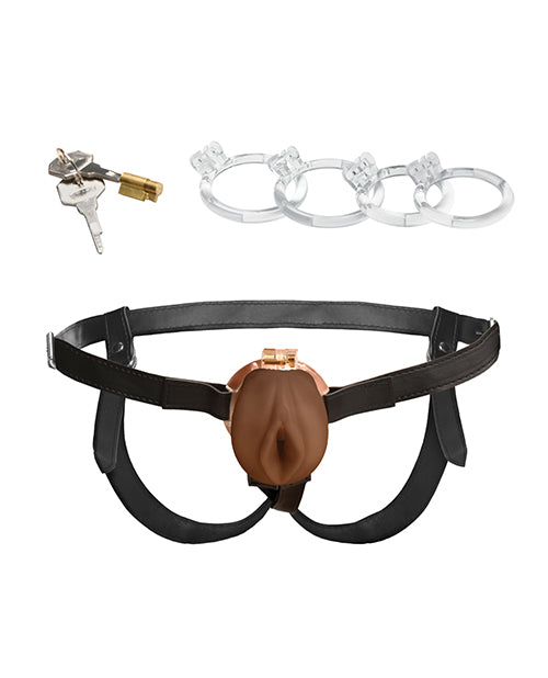 Master Series Pussy Chastity Cage - Medium