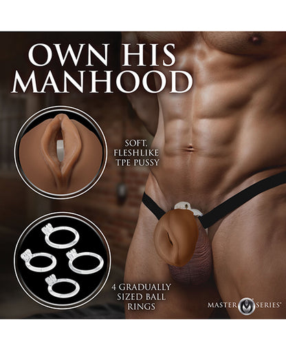 Master Series Pussy Chastity Cage - Medium