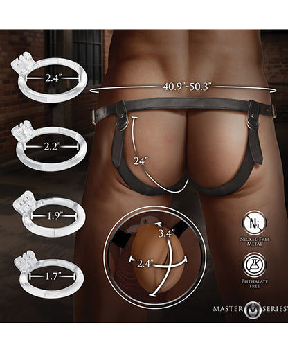Master Series Pussy Chastity Cage - Medium