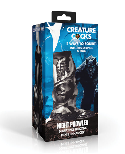 Creature Cocks Night Prowler Squirting Silicone Penis Enhancer