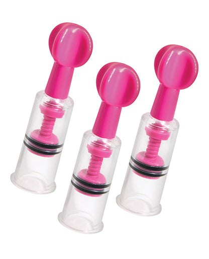Size Matters MAXtwist Clit & Nipple Triple Sucker Set