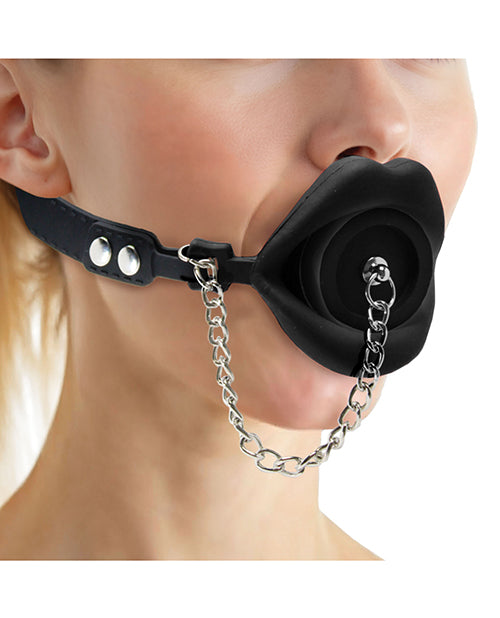 Master Series Plugged Silicone Feeding Gag