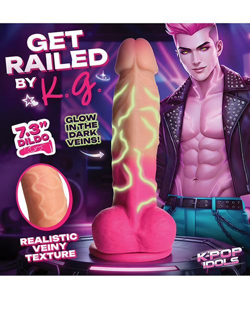 K Pop Idols K.G. Silicone Dildo with Balls
