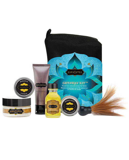 Kama Sutra Getaway Kit - Asst. Flavors W-vanilla Oil