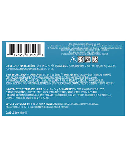 Kama Sutra Getaway Kit - Asst. Flavors W-vanilla Oil