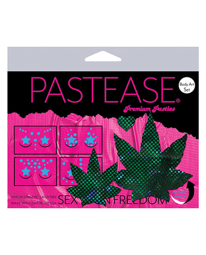 Pastease Body Set Disco Leaf - Green O-s