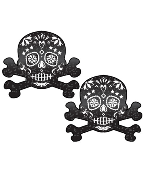 Pastease Day Of The Dead Skull - Black-white O-s
