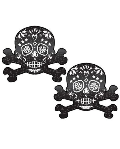 Pastease Day Of The Dead Skull - Black-white O-s