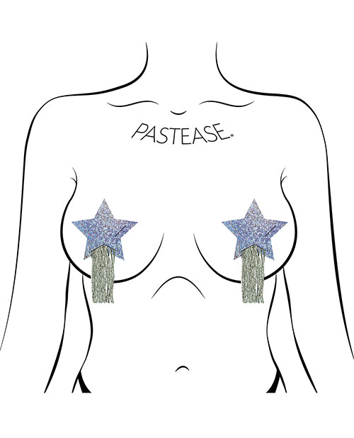 Pastease Tassel Glitter Star - Black O-s