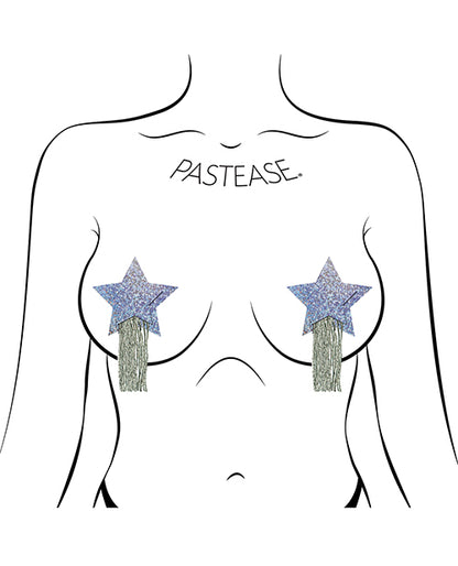 Pastease Tassel Glitter Star - Black O-s